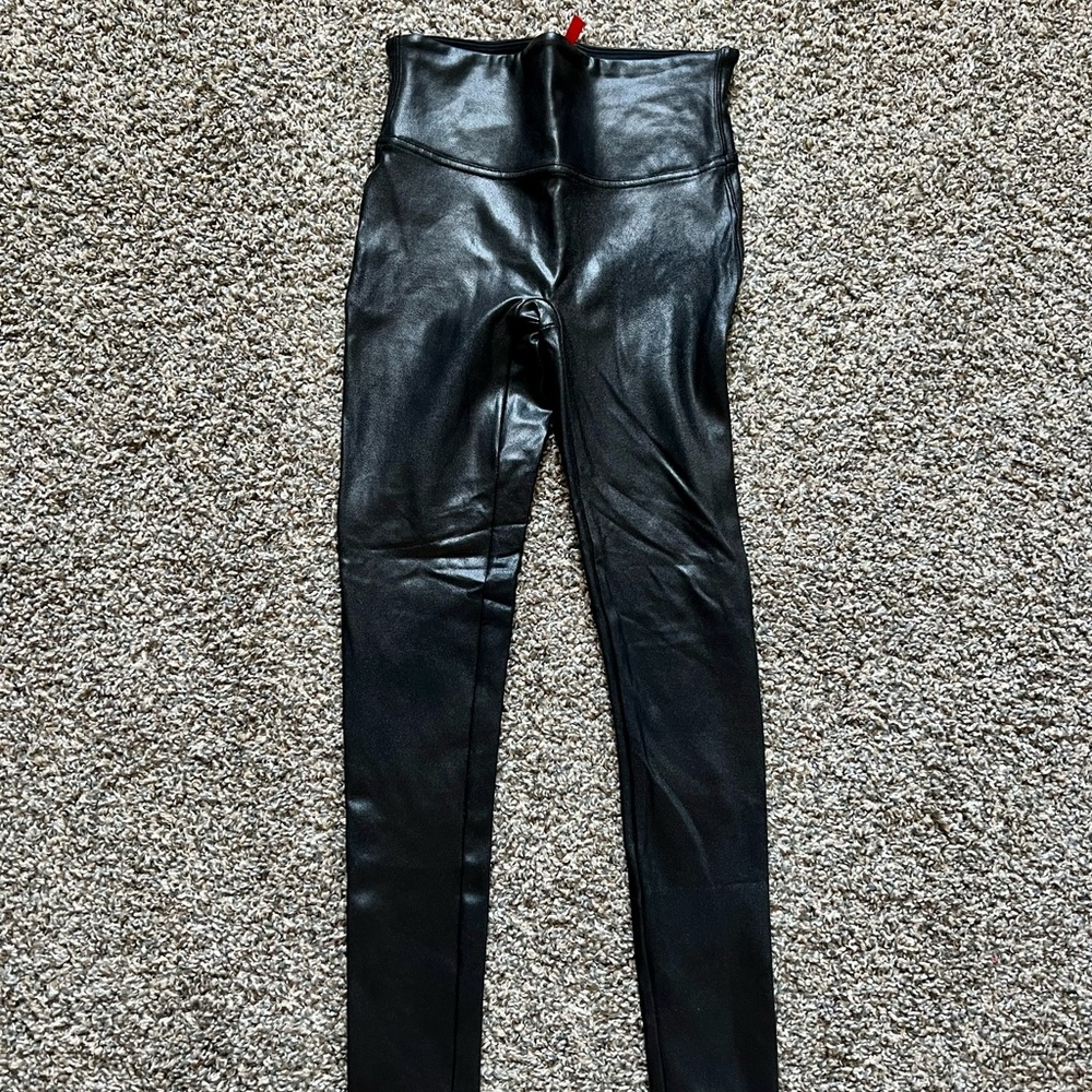 Spanx Leather Leggings